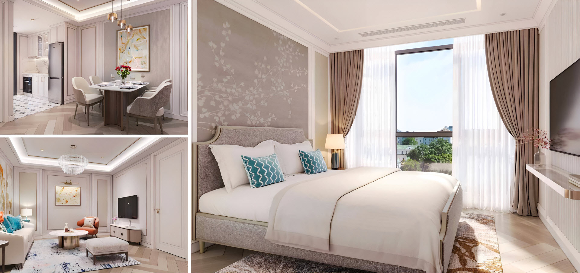 Nội thất Căn Hộ 1 phòng ngủ Capital Square Đà Nẵng